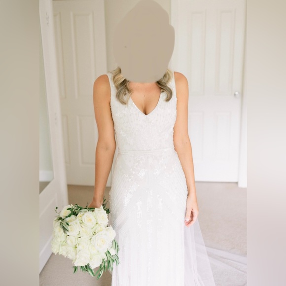 Karen Willis Holmes Fontanne wedding gown size AU 10 / US 6 - Picture 6 of 13